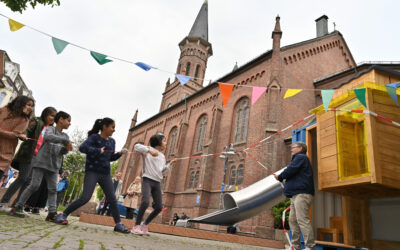 Neue Spielfläche an der Friedenskirche