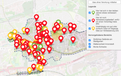 Digitale Beteiligung zu Zukunftsideen