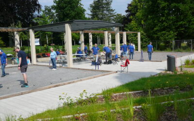 Boulebereich im Stadtgarten